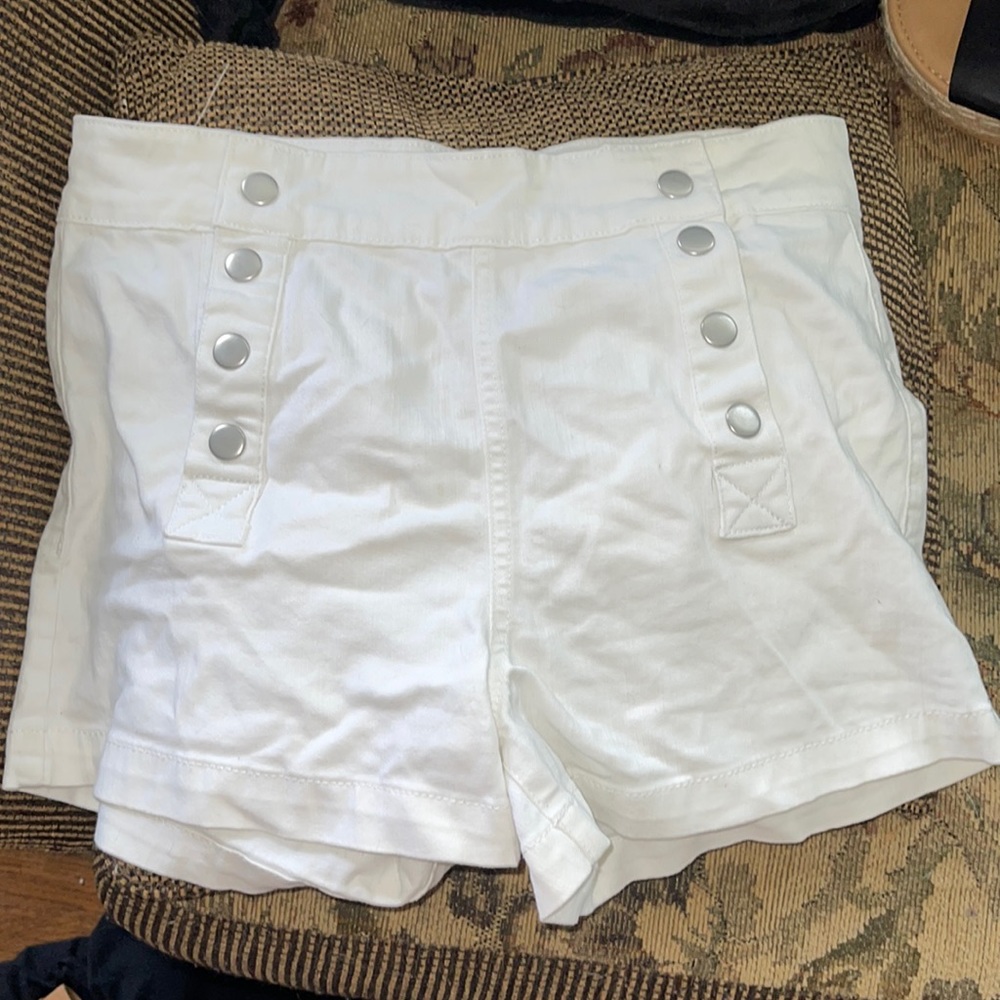 white shorts